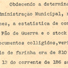 BARRA BONITA (SP). Prefeitura Municipal de Barra Bonita. [Carta ao chefe da Comissão do Pão de Guerra].