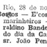 E´COS e opiniões. São Paulo. São Paulo, n.1779, 30 nov. 1910. p.2 A. (APESP).