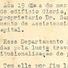 ATA da inauguração do departamento de assistência aos feridos.