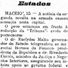 TELEGRAMMAS. O Commercio de São Paulo. São Paulo, n.1645, 13 dez. 1910. p.3. (APESP).