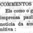 SUCCESSOS do Rio. Correio de Campinas. Campinas (SP), n.7590, 27 nov. 1910. Capa. (APESP).