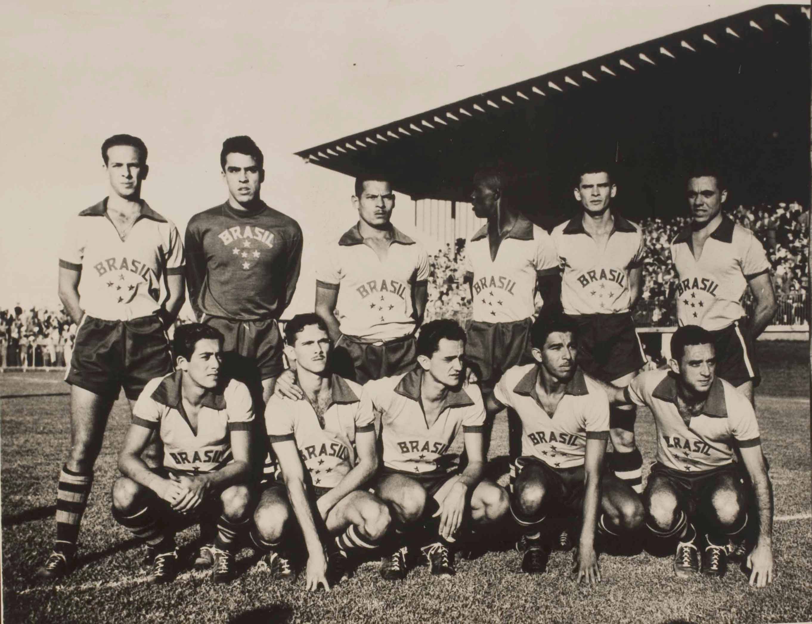 A Seleção Brasileira de Amadores que participou das Olimpíadas de Elsinki.<br />Arquivado em 23/3/1953.