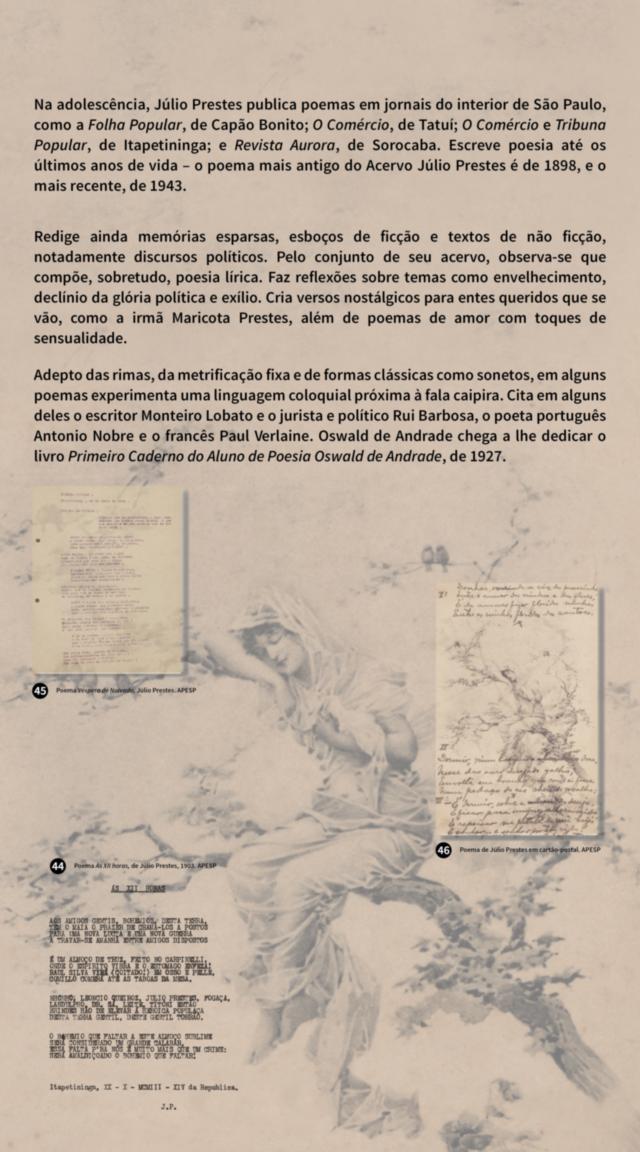 Júlio Prestes, ideias no papel