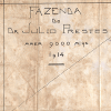 Planta de fazenda de Júlio Prestes. 1914. APESP. 101.SG4.1.3.1