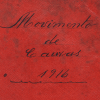 Caderno de movimento de causas do Dr. Júlio Prestes. São Paulo, 1916. APESP.