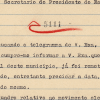 Carta do Gabinete do Diretório do Partido Republicano Paulista de Guararema ao Secretário do Presidente do Estado. Guararema, 1928. APESP