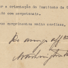 Ofício do Presidente da República, Washington Luís, ao Presidente do Estado de São Paulo, Júlio Prestes. Petrópolis, 1929. APESP