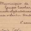 Dossiê do 63º Distrito Escolar, contendo as primeiras assinaturas à tinta dos alfabetizados das escolas mistas. Bauru, 1928. APESP