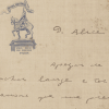 Carta de J. Elysio do Couto a D. Alice Prestes. Paris, 1932. APESP. 101.SG3.1.2.