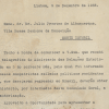 Ofício do Cônsul Geral do Brasil em Lisboa a Júlio Prestes. Lisboa, 1933. APESP. 101.SG3.1.13.9