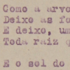 Poema Como a árvore velha, de Júlio Prestes, 1943. APESP. 101.SG2.1.2.1