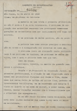 Processo com projeto de criação de repartição de Saúde para atendimento a mulheres