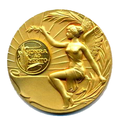 Figuras 6 e 7 – Medalha de Honra ao Mérito (frente verso)