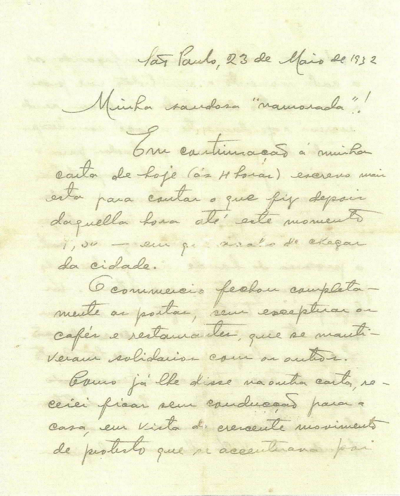 Folha 1 da carta