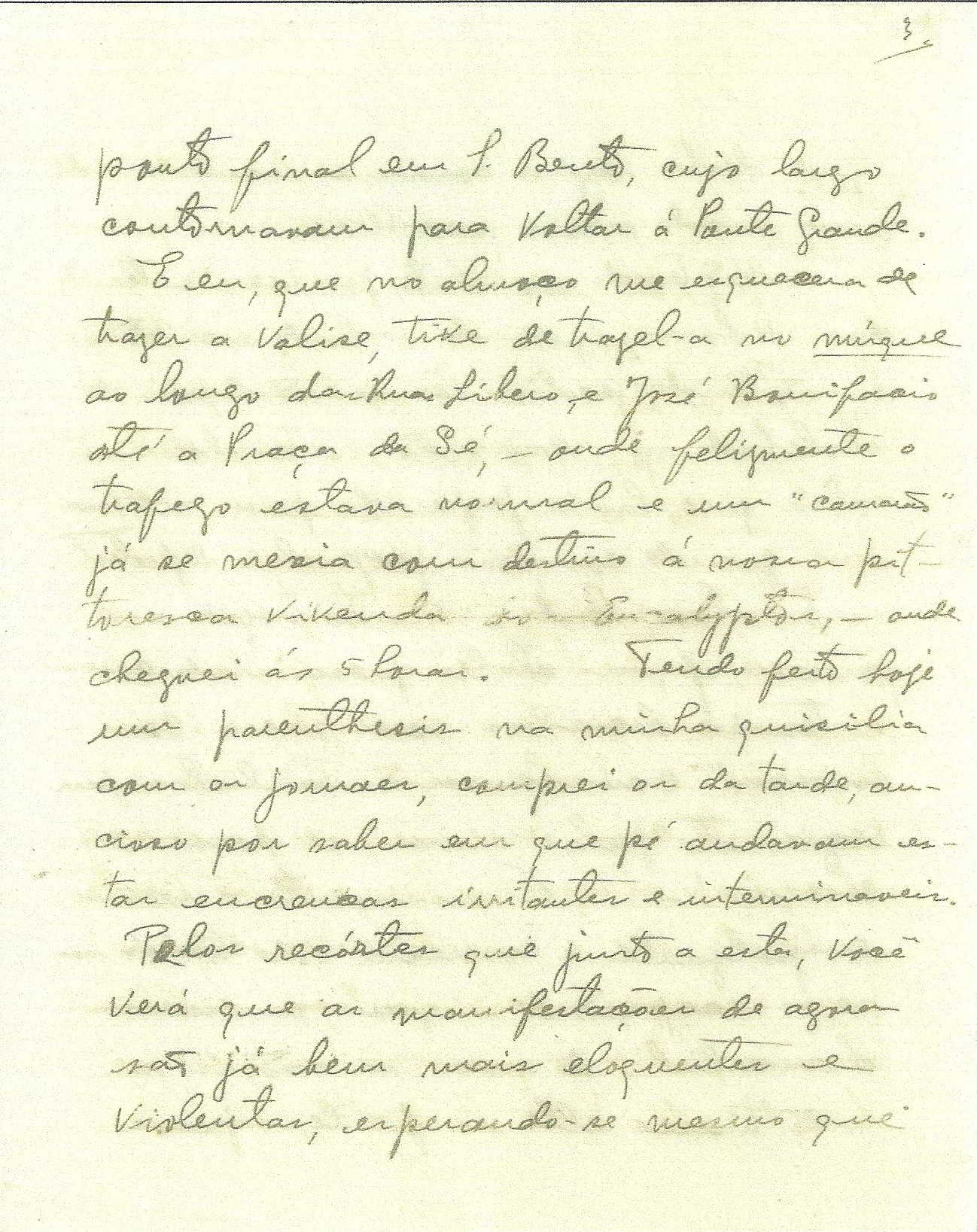 Folha 3 da carta