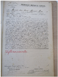 Imagem de documento do acervo do APESP Imagem de documento do acervo do APESP